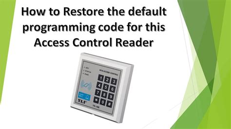 rfid card access control operating manual reset|dc apex rfid card manual.